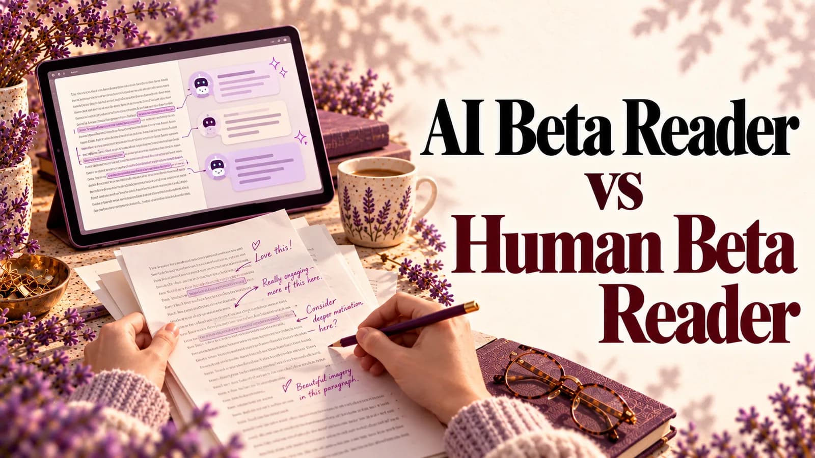 AI Beta Reader vs Human Beta Reader: Which One Your Book Needs, and When (2026)