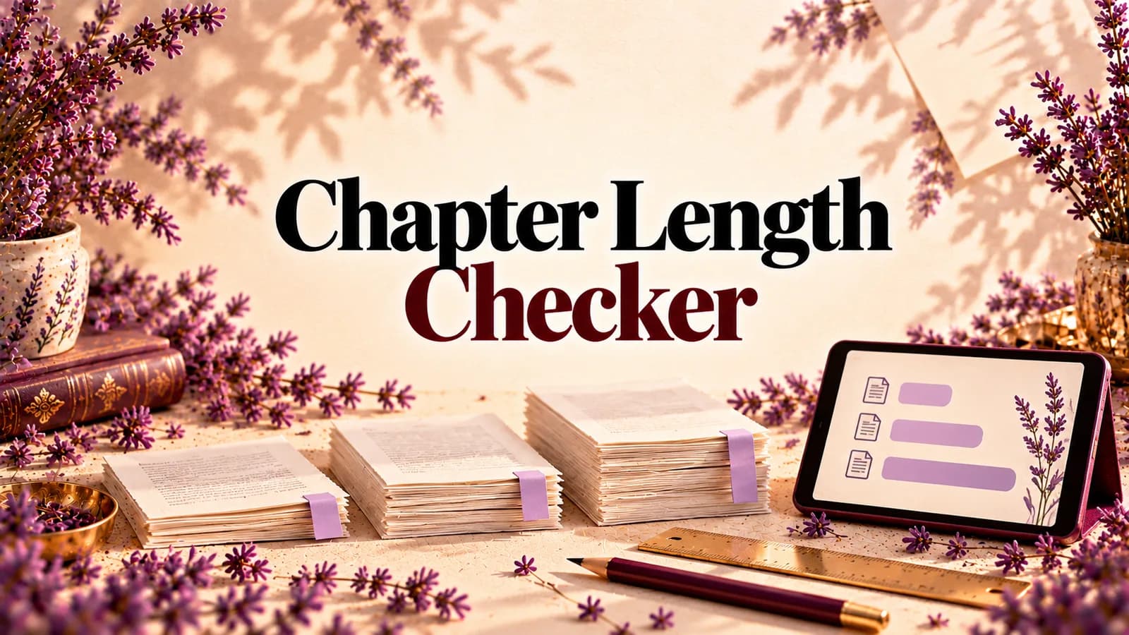 Chapter Length Checker: How to Spot the Chapters That Are Too Long, Too Short, or Just Feel That Way (2026)